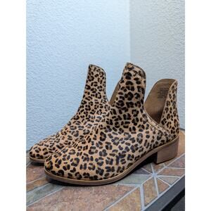 Coconuts by Matisse Rapido Cowhide Leopard Print Booties 9